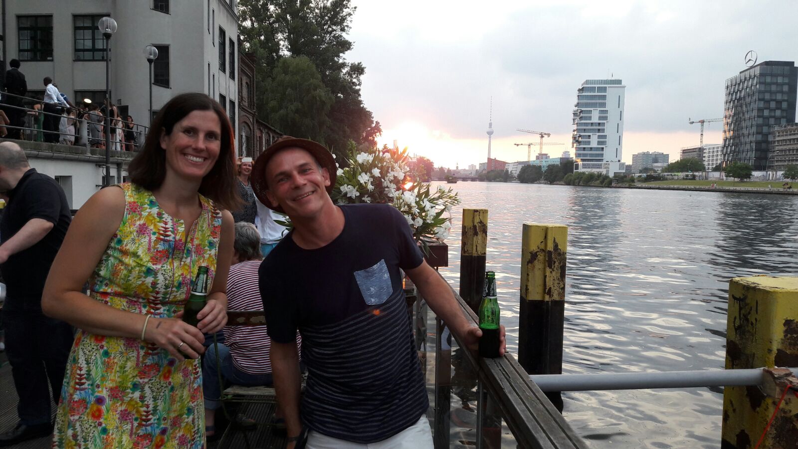 Sonnenuntergang an der Spree